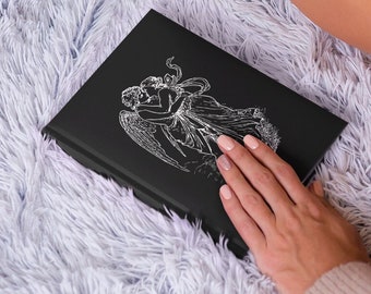 Diario de Eros y Psique, tapa dura, dios griego, diosa, mitología, antigua Grecia, libro de amor, gratitud, manifestación, regalo, Cupido, Ánima, cuaderno