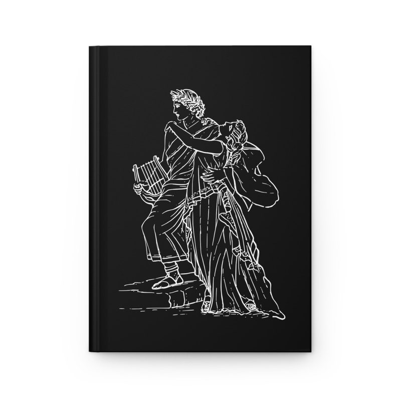 Diario de Orfeo y Eurídice, tapa dura, dios griego, diosa, mitología, antigua Grecia, amor, regalo, gratitud, libro, notas, manifestación, cuaderno imagen 2