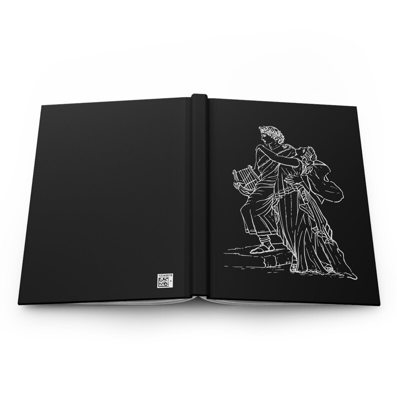 Diario de Orfeo y Eurídice, tapa dura, dios griego, diosa, mitología, antigua Grecia, amor, regalo, gratitud, libro, notas, manifestación, cuaderno imagen 6