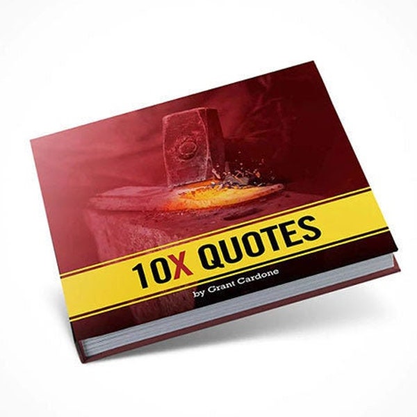 Grant Cardone 10X Quotes Book