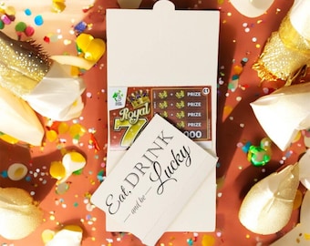 Scratch Card Ticket Lottery Scratch Card Wallet Lotto card Holder Wedding Favor. Birthday Party Favours. Party idea