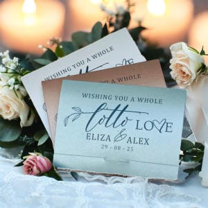 Lottery Ticket Wallet YOUR COLOUR Wedding Favour Idea. Scratch Card Holder. Personalised Favor. Lotto Table Gift. Party Favours.