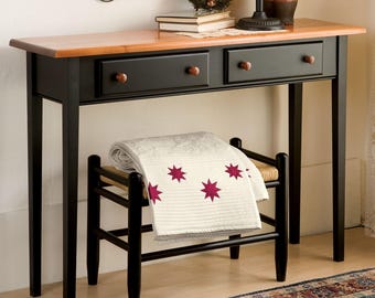 Handcrafted Sofa Hall Table Made in Maine