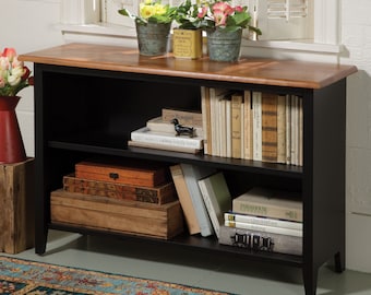 Shaker Low Bookcase Made in Maine