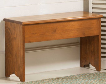 Shaker Large Storage Bench Made in Maine