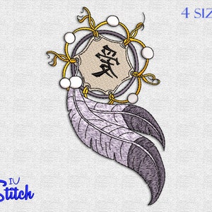 Magic Charm Emboidery Design 4 Größen, Multiformat