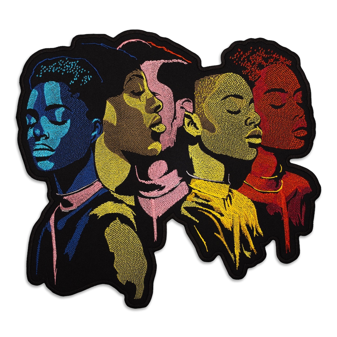 Afro Pride Embroidered Iron-on Patch – Black History Art for Jackets - Etsy