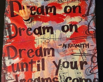 Aerosmith 2 Sided Garden Flag 12" x 18"