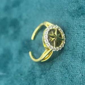 Genuine Muonionalusta Meteorite Ring - Iron Meteorite in Sterling Silver Jewelry, Unique Space Gift, Handmade Cosmic Wedding Band