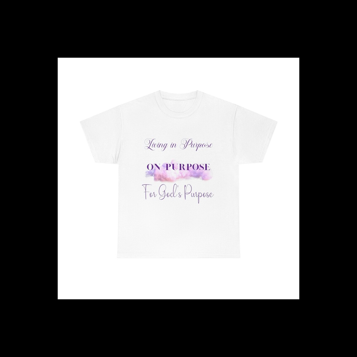Living in Purpose Png, PNG Sublimation, Digital File Sublimation ...