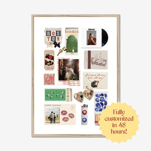 CUSTOM druckbare Streichholzbriefchen Beziehung Paare Poster personalisierte Jubiläum Geschenk Vorlage Canva Digital Download Wanddekor
