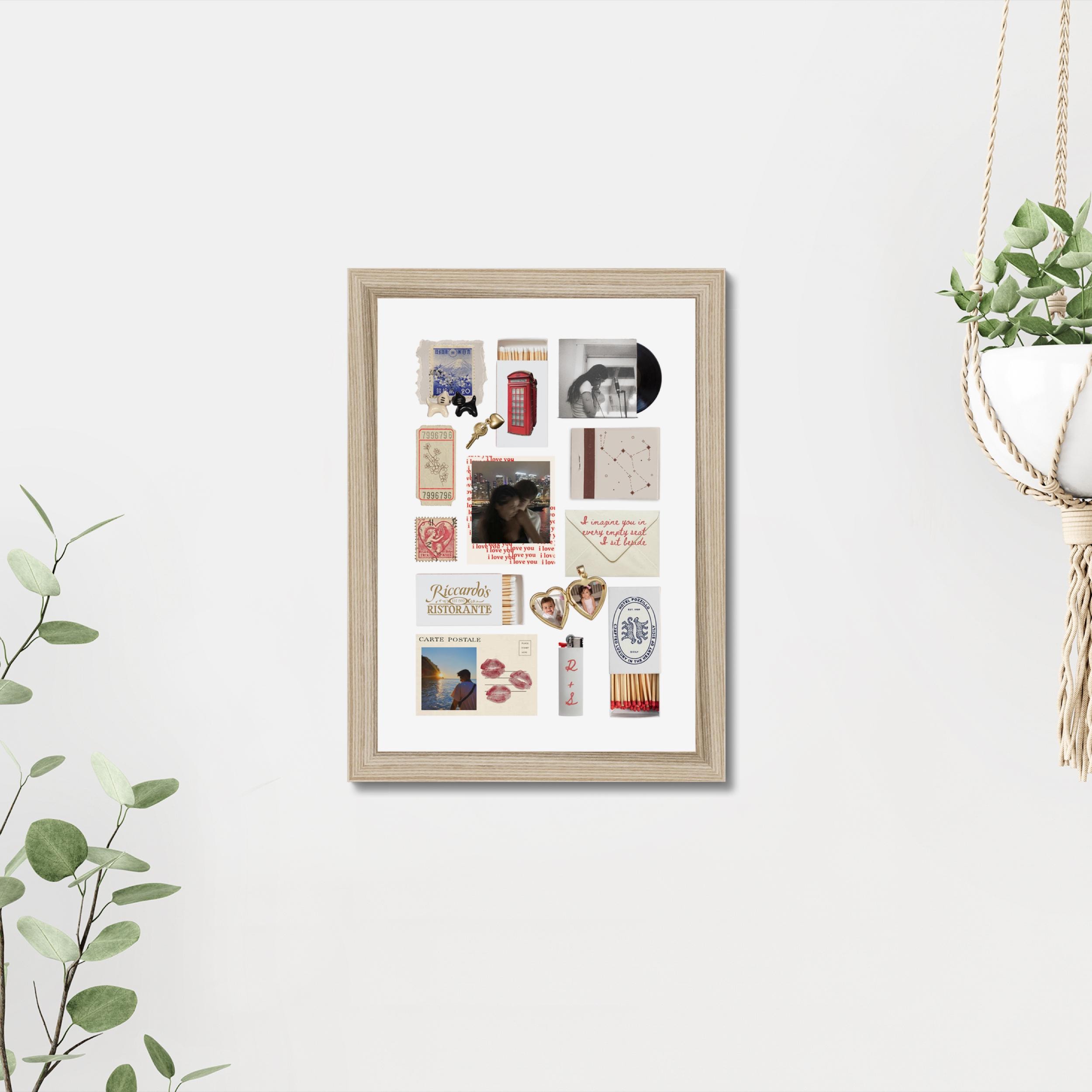 Printable Matchbox Matchbook Couples Custom Poster