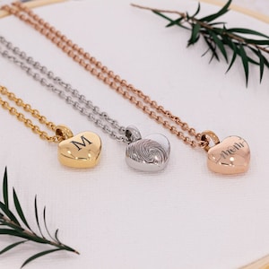 Heart Urn Necklace, Cremation Necklace for Ashes, Engraved Necklace, Ash Holder Necklace, Memorial Necklace, Cremation Jewelry.