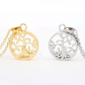 Engraved Urn Necklace, Pet Memorial Necklace  Personalized Cremation Jewelry, Engraved Ashes Necklace