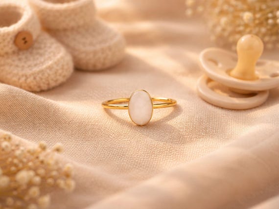 Breastmilk Ring - Breast Milk Jewelry - Handmade Keepsake Ring - Motherhood Jewelry - Baby Keepsake