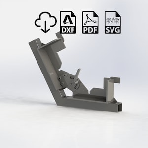 Welding 30-180 degree adjustable fixing apparatus DXF-PDF-SVG-plans
