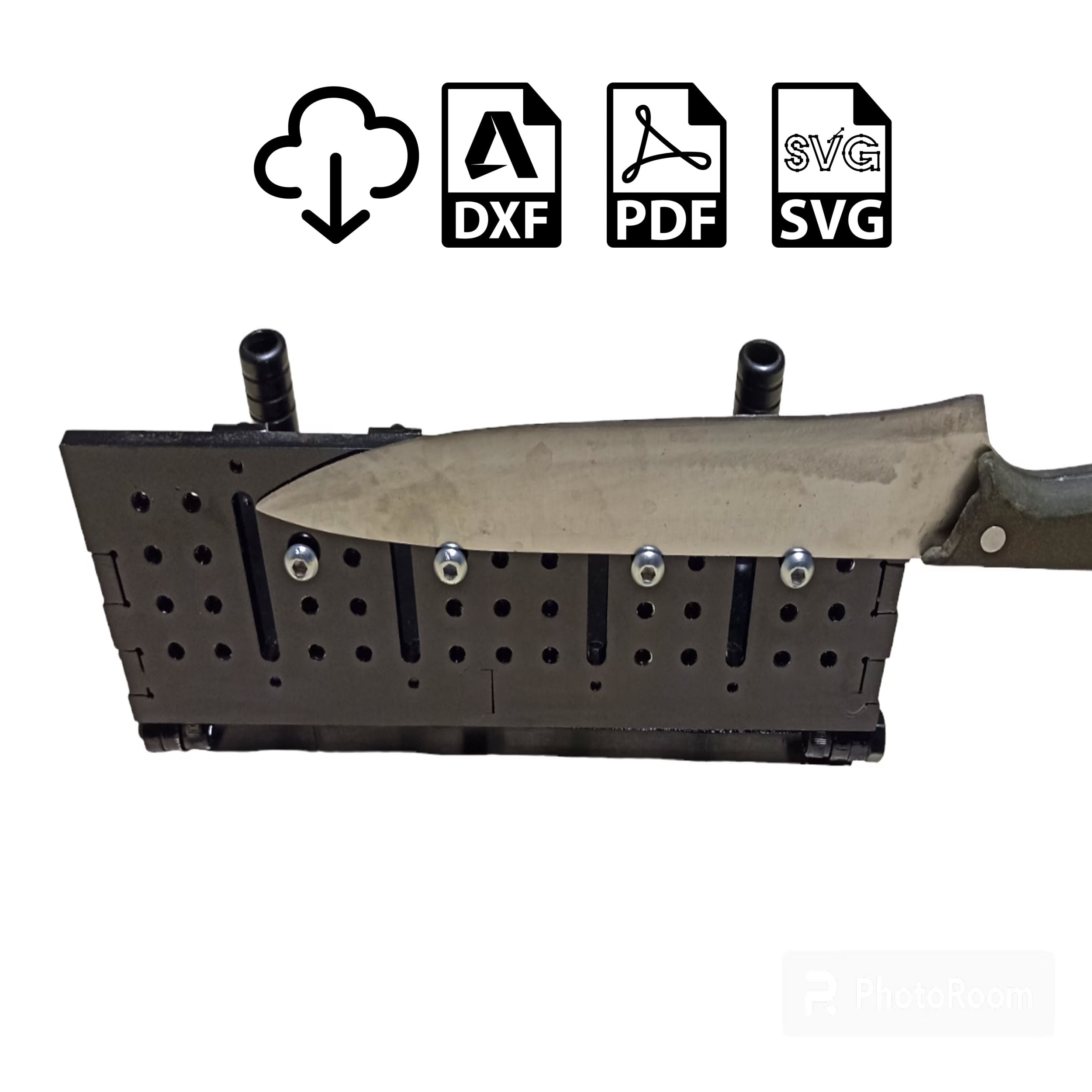 250mm Knife Bevel Jig Plan Blade Making Guide Plan Knife Grinding Jig Plan.dxfsvgpdfplans Etsy