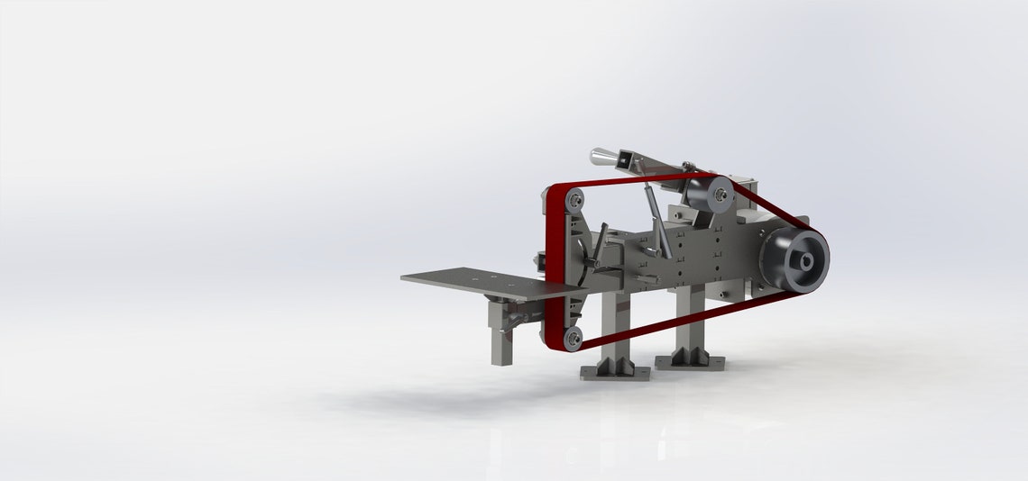 Belt Grinder Tilts 90 Degrees Dxf Step svg Files Etsy