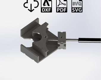 150x150 corner vise DXF-PDF-SVG-plans