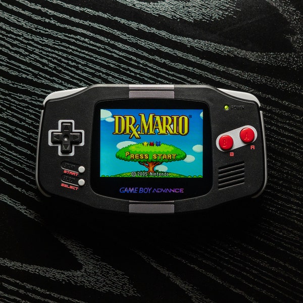 custom Game Boy Advance - NES versie / met gelamineerd IPS-display!