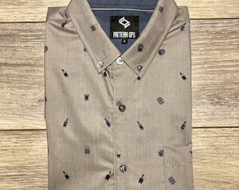 Whiskey Button Down Shirt