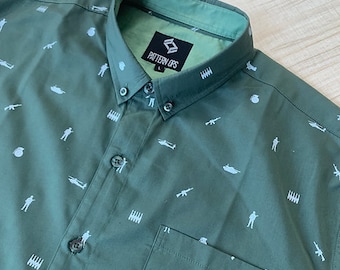 Army Button Down Shirt