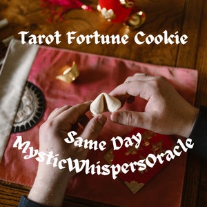 Same Day Tarot Fortune Cookie Message | Fast Delivery | Fun & Insightful Reading Experience