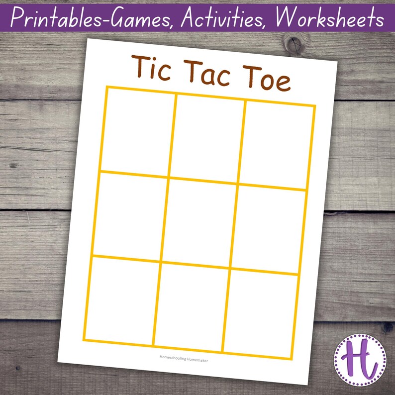 Bug Tic Tac Toe Game: Printable Kids Activity (PDF) - Etsy Canada