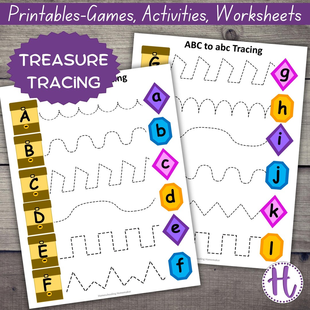 Line Tracing Worksheets for Preschool, Learning Worksheets, Line