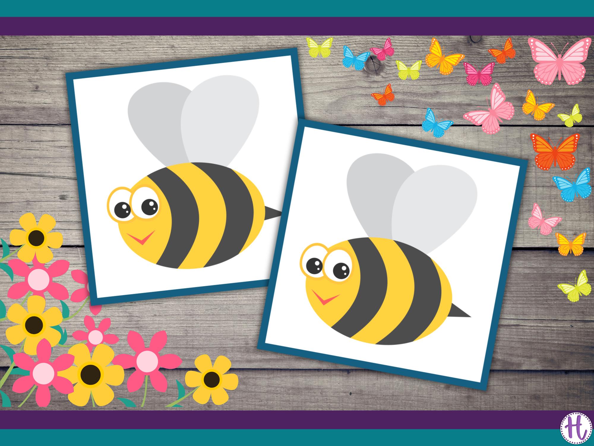 Spring Memory Matching Game: Printable Kids Activity (PDF Download) - Etsy