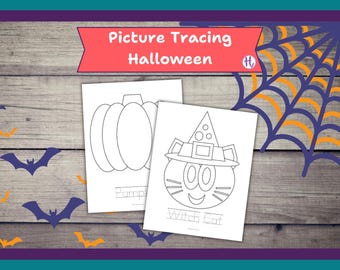 Desenhos para colorir e desenhar no Halloween: atividade assustadora para crianças (download em PDF)
