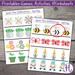 Spring Spot the Difference Worksheet: Preschool Printable (PDF) - Etsy