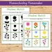 Shadow Matching Cards Flowers, Printable PDF, Preschool, Toddler ...