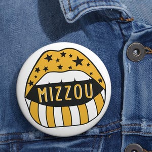 mizzou single gameday pin 5- gameday pin, college football, football pin, gameday accessories, mizzou pin