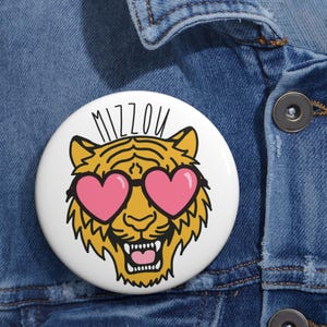 mizzou single gameday pin 1- gameday pin, college football, football pin, gameday accessories, mizzou pin