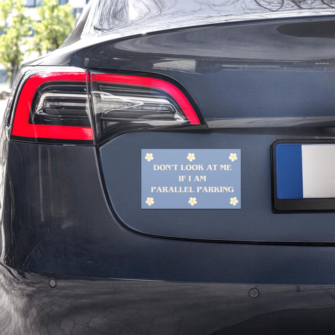 Parallel Parking Car Magnet – Funny Bumper Sticker, Car Accessories - Etsy