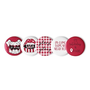 Go Dawgs Pins- gameday, pins, football, football pins, college football pins, bulldogs pins