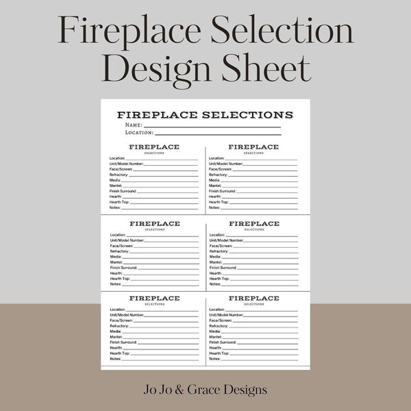 New Home Selection Sheet Template Etsy New Home Selection Sheet Template Etsy