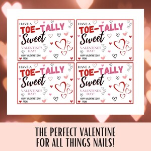 Bonito tenha um cartão de dia dos namorados doce Tally, esmalte para unhas dos pés dos namorados, cartão Be My Sweetheart, dia dos namorados infantil, dia dos namorados para adolescentes, amor