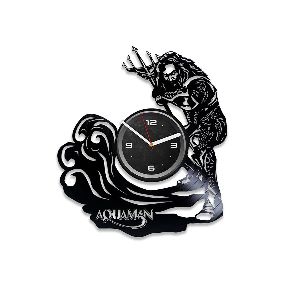 dc-characters-vinyl-record-laser-cut-wall-clock-dc-comics-etsy