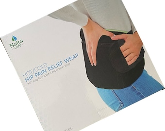 NatraCure Hot Cold Hip Lower Back Pain Relief Wrap Bursitis Sciatica Hip L/XL