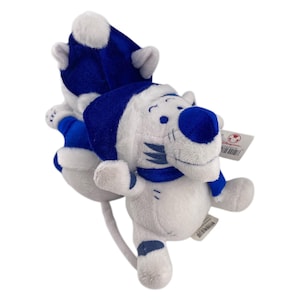 Vtg Disney Winter Wonderland Mickey Mouse & Tigger Plush Lot Blue White Retired image 6