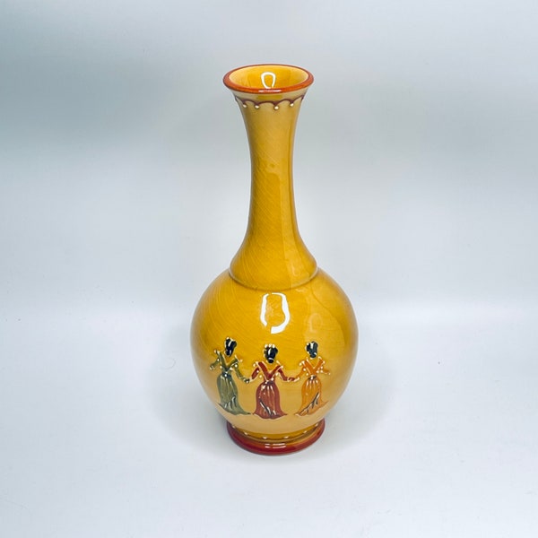Mustard Yellow Vase Etsy