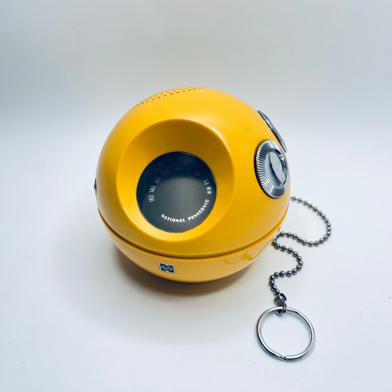 Vintage Radio National Panasonic Panapet R70 Yellow Vintage Retro