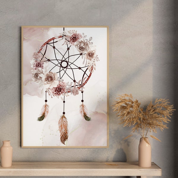 Dreamcatcher Print - Etsy