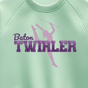 Baton Twirler PNG | Twirling Digital Download | Majorette Clipart | Baton Dance Team Graphic | Twirl Marching Band Design