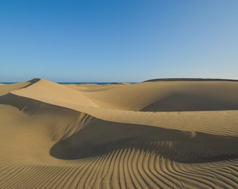 Poster print photo - The dunes of Maspalomas, Gran Canaria, Spain