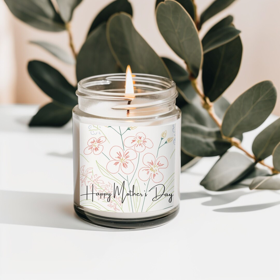 Mothers Day Gift Scented Soy Candle Gift for Mom Gift for Grandma ...