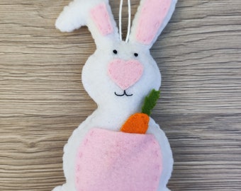 Handmade Hanging Easter Bunny, Easter Decorations, Easter Decor, Easter Bunny, Handmade, Easter Gifts,