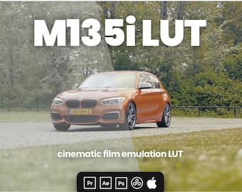 M135i LUT - ¡Colores profesionales en segundos! - LUT de películas cinematográficas para Adobe Premiere, Davinci Resolve, Final Cut Pro y más